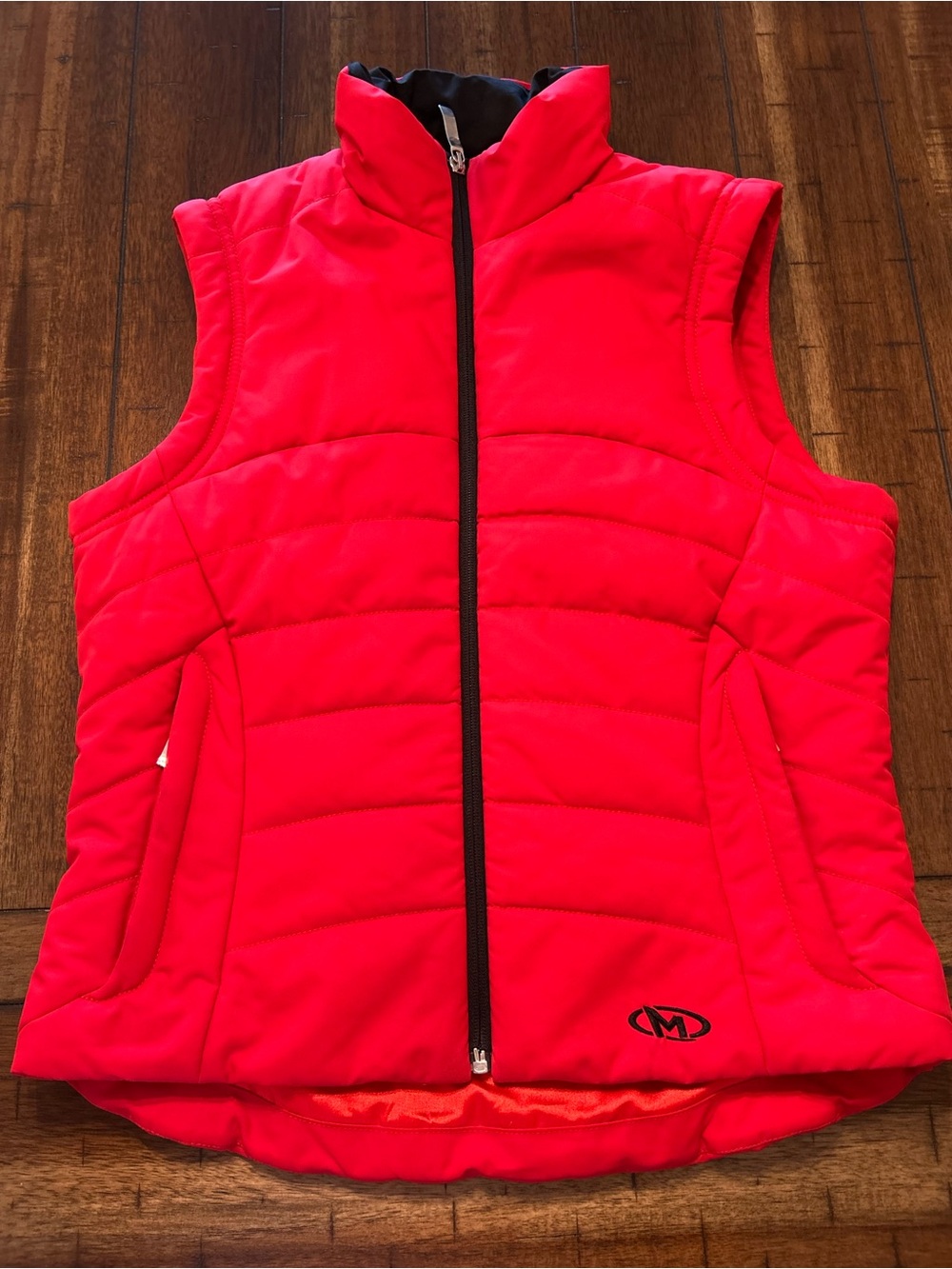 Marker Women’s Size 6 Red Insulated Ski Vest Thinsulate Puffer Full Zip
